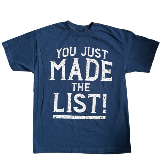 WWE Other - WWE Authentic Chris Jericho You Just Made The List! T-Shirt Size: M